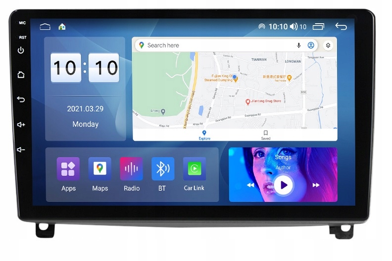 РАДИО GPS НАВИГАЦИЯ PEUGEOT 407 2004-2011 ANDROID