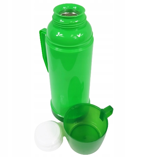 

Plastikowy Termos Ze Szklanym Wkładem 0,45L +kubek