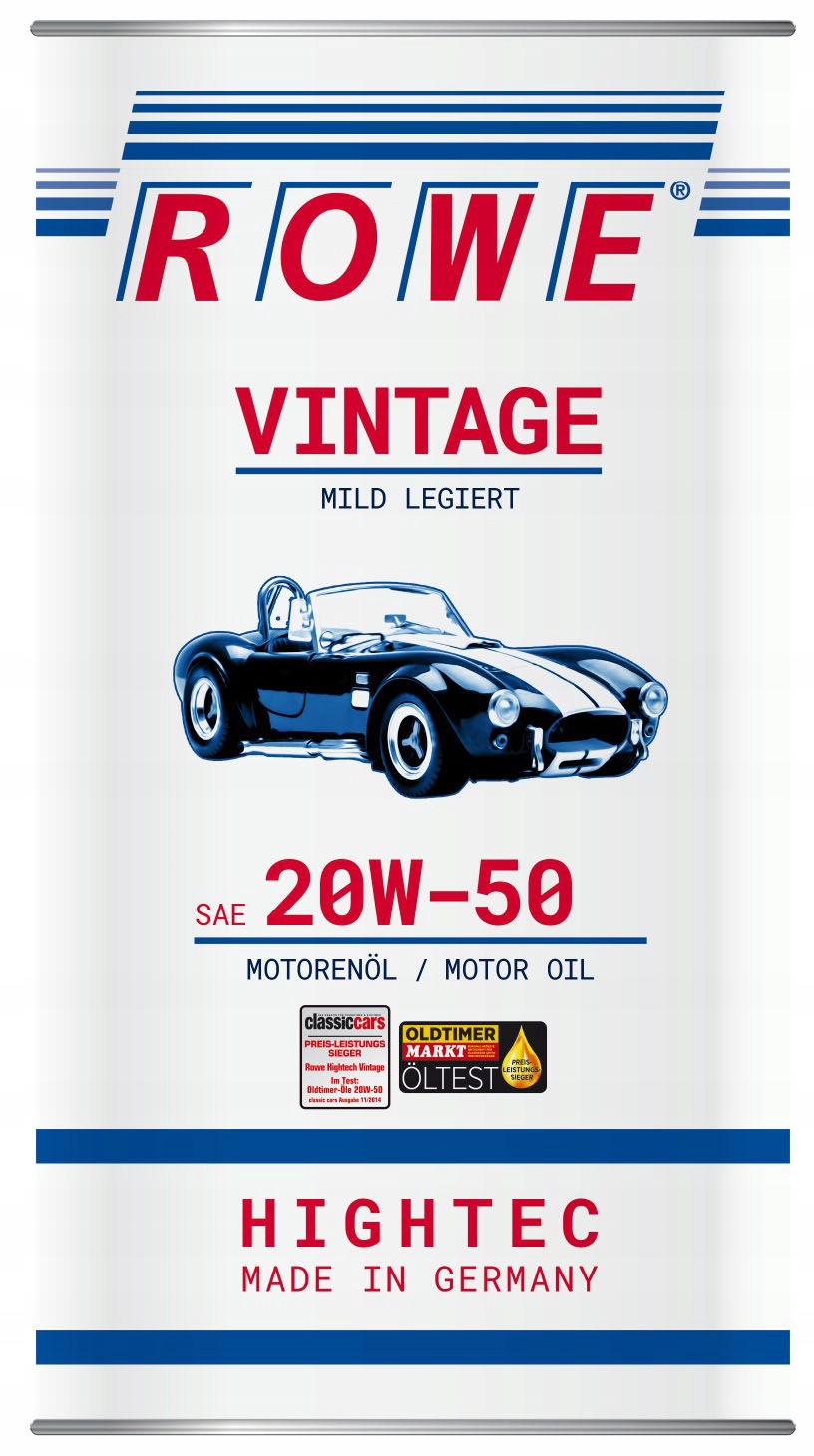 ROWE-HIGHTEC VINTAGE MILD LEGIERT 20W50-5L