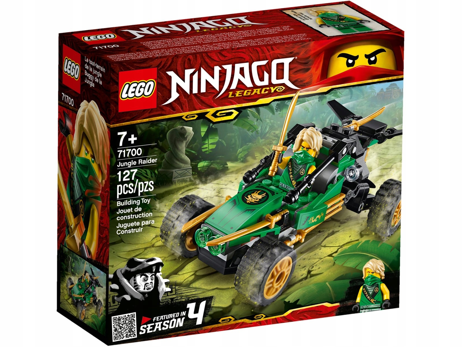 

Nowe Lego Ninjago 71700 Dżunglowy Ścigacz