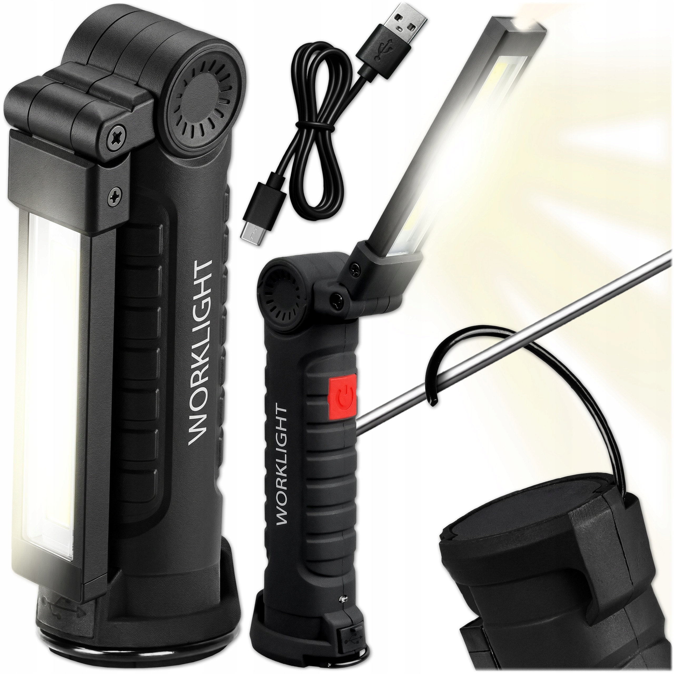 Lampa Warsztatowa Led Akumulatorowa Przenośna Lampy Warsztatowe Składana