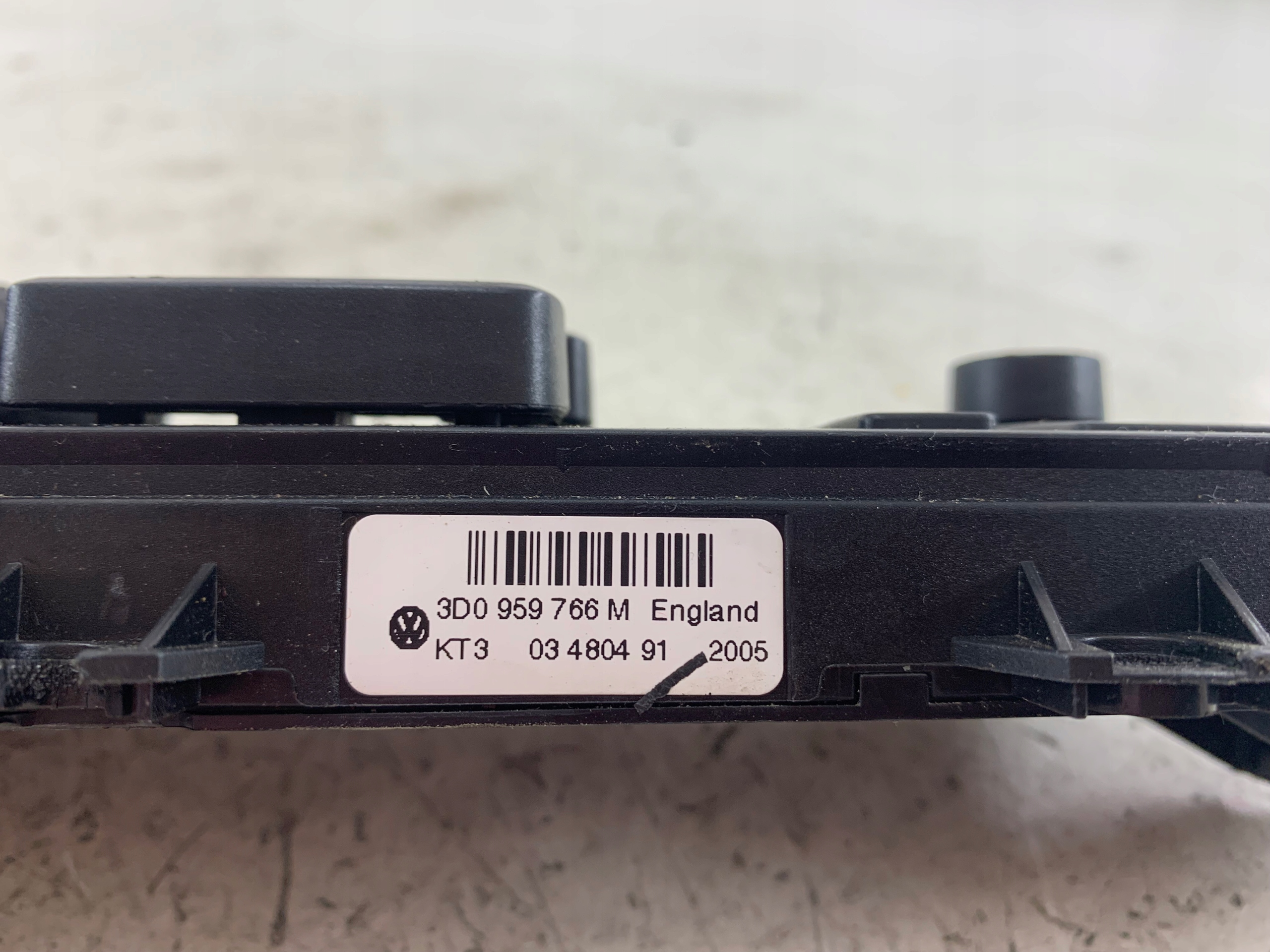 VW PHAETON and PANEL switch seat right front 3D0959766M