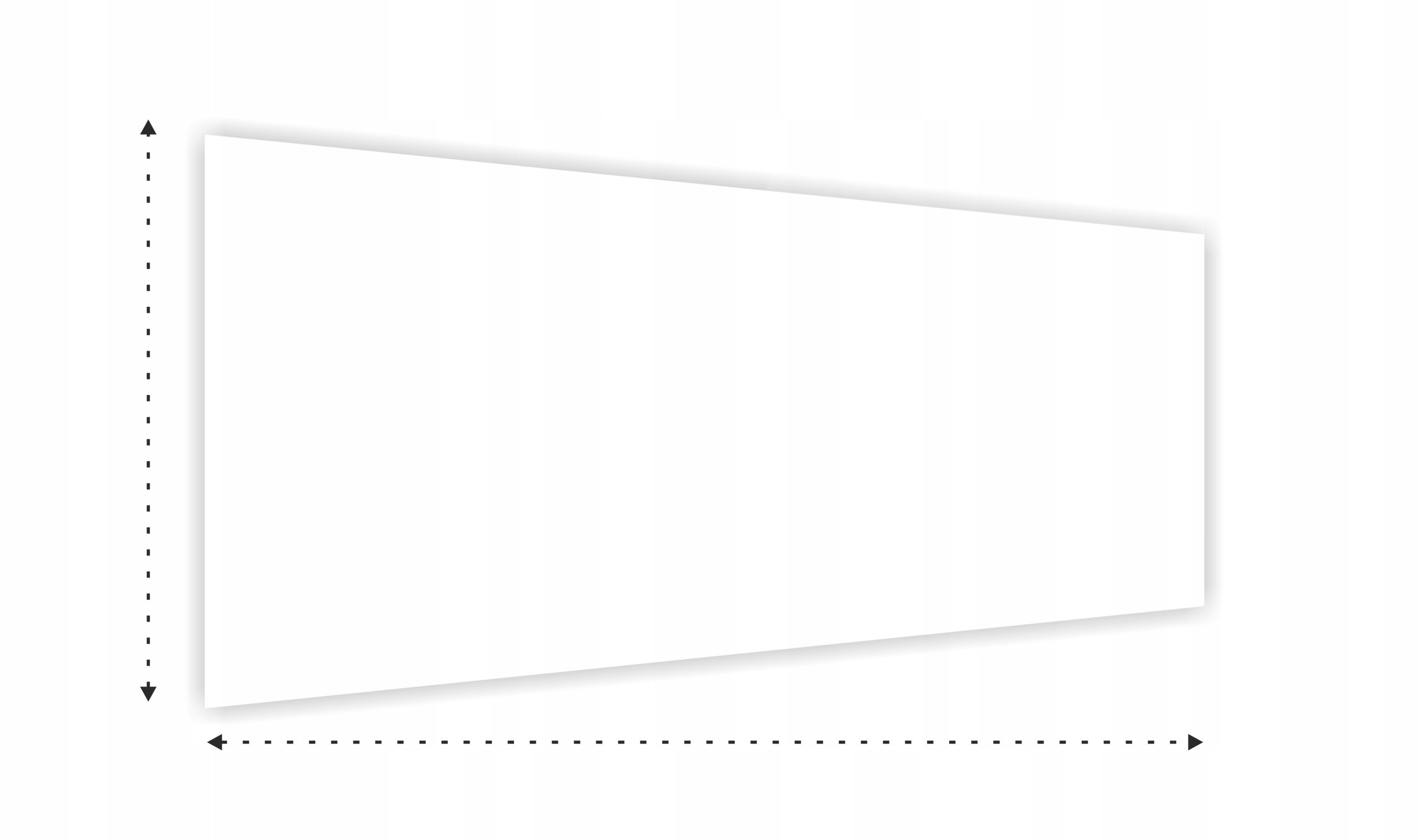 Panel Szkło LACOBEL na WYMIAR BIAŁY