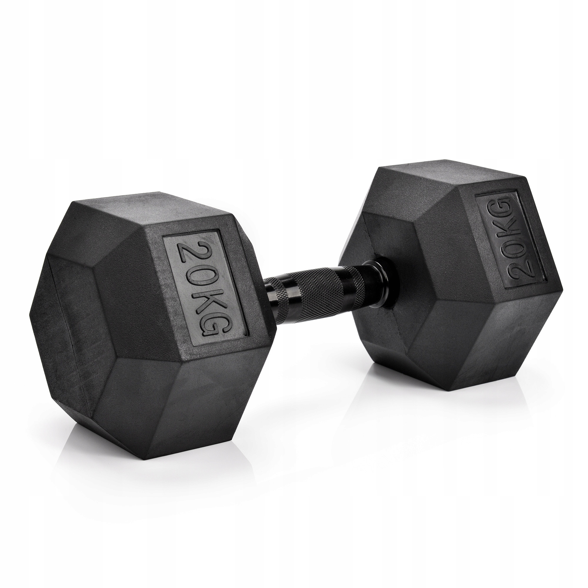 Hantel Hantelek Heksagonalny Hex Żeliwny Hantla 1x20 kg gumowy uniwersalny