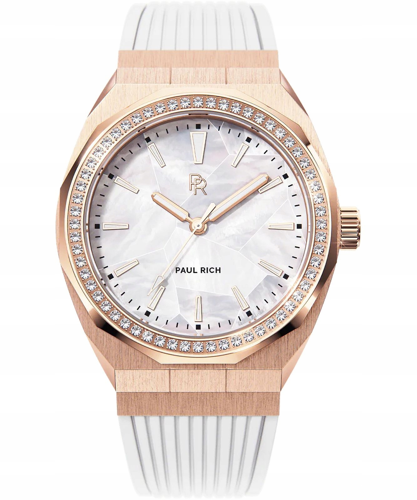 Dámské hodinky Paul Rich Heart of the Ocean White Rose Gold