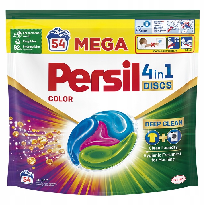 Levně Persil Discs Color Kapsle 4IN1 Discs na praní Barva 54 ks