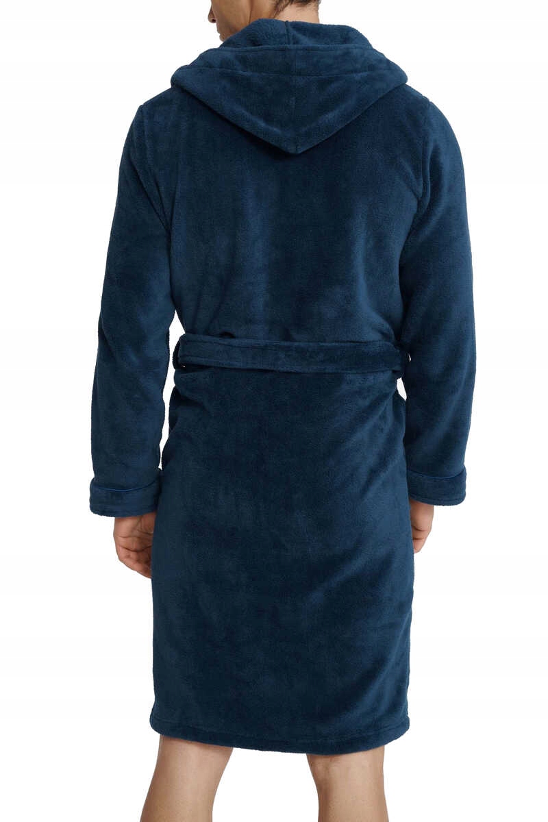 HENDERSON Szlafrok Until 40981 granatowy 2XL Rozmiar XXL