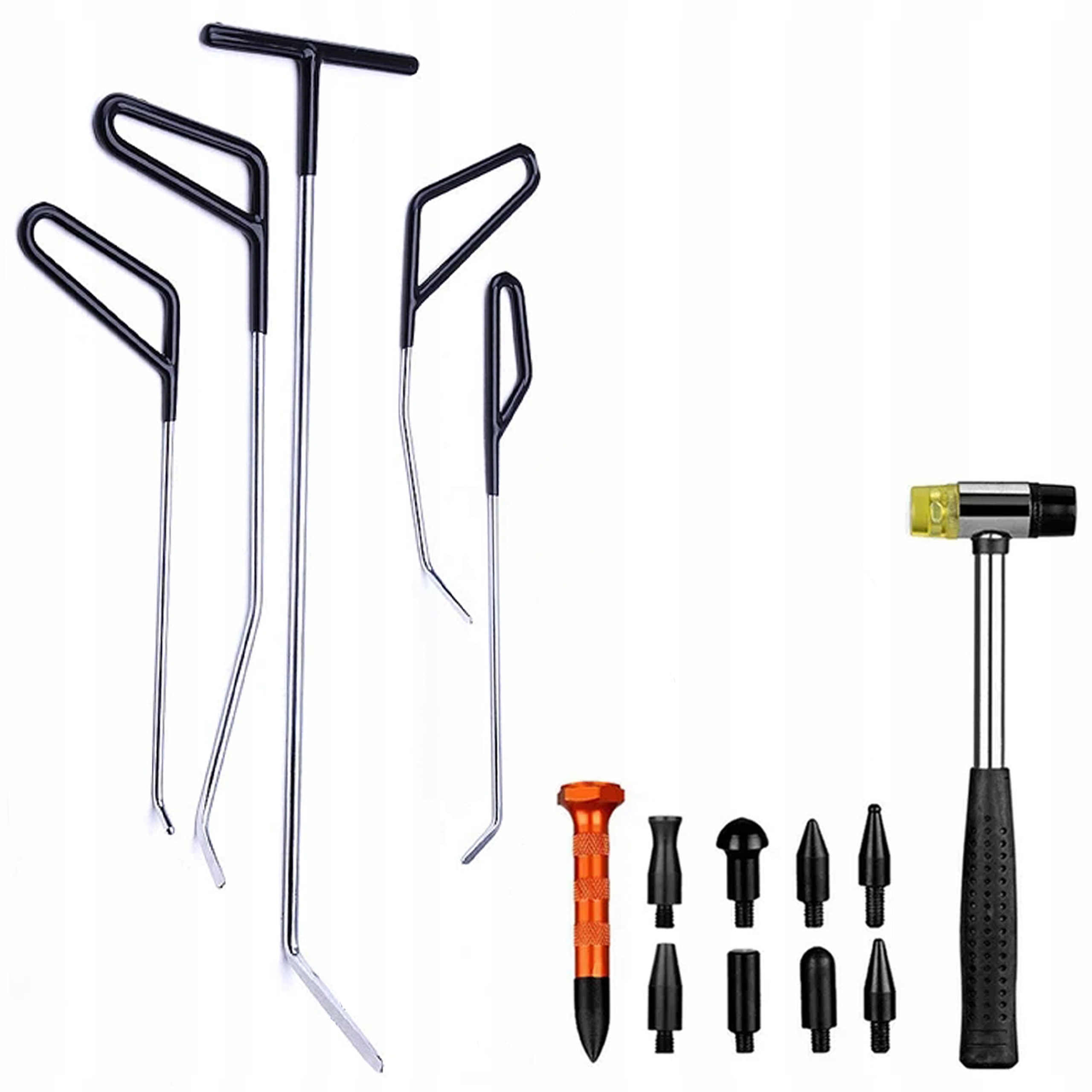 Sada Na Odstranění Promáčklin dráty tyče lance kladivo pěchovadla