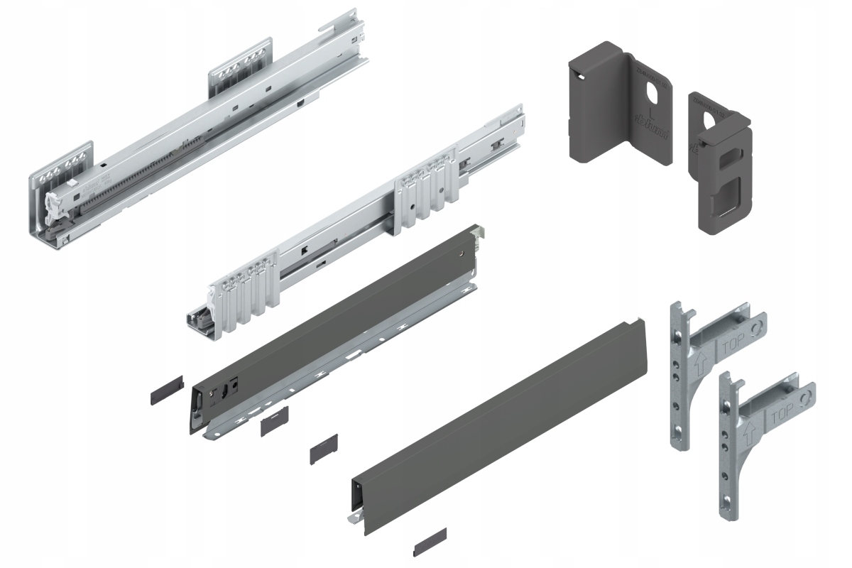 

Blum Szuflada Merivobox 450 Niska N Blm Antr 40kg