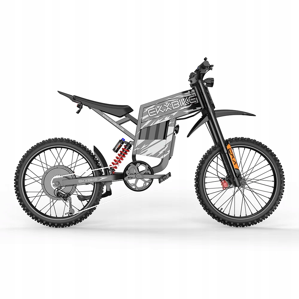 6000W Ekx TX1 motocykl elektryczny 72km/h 60V30AH hamulec hydrauliczny 90KM