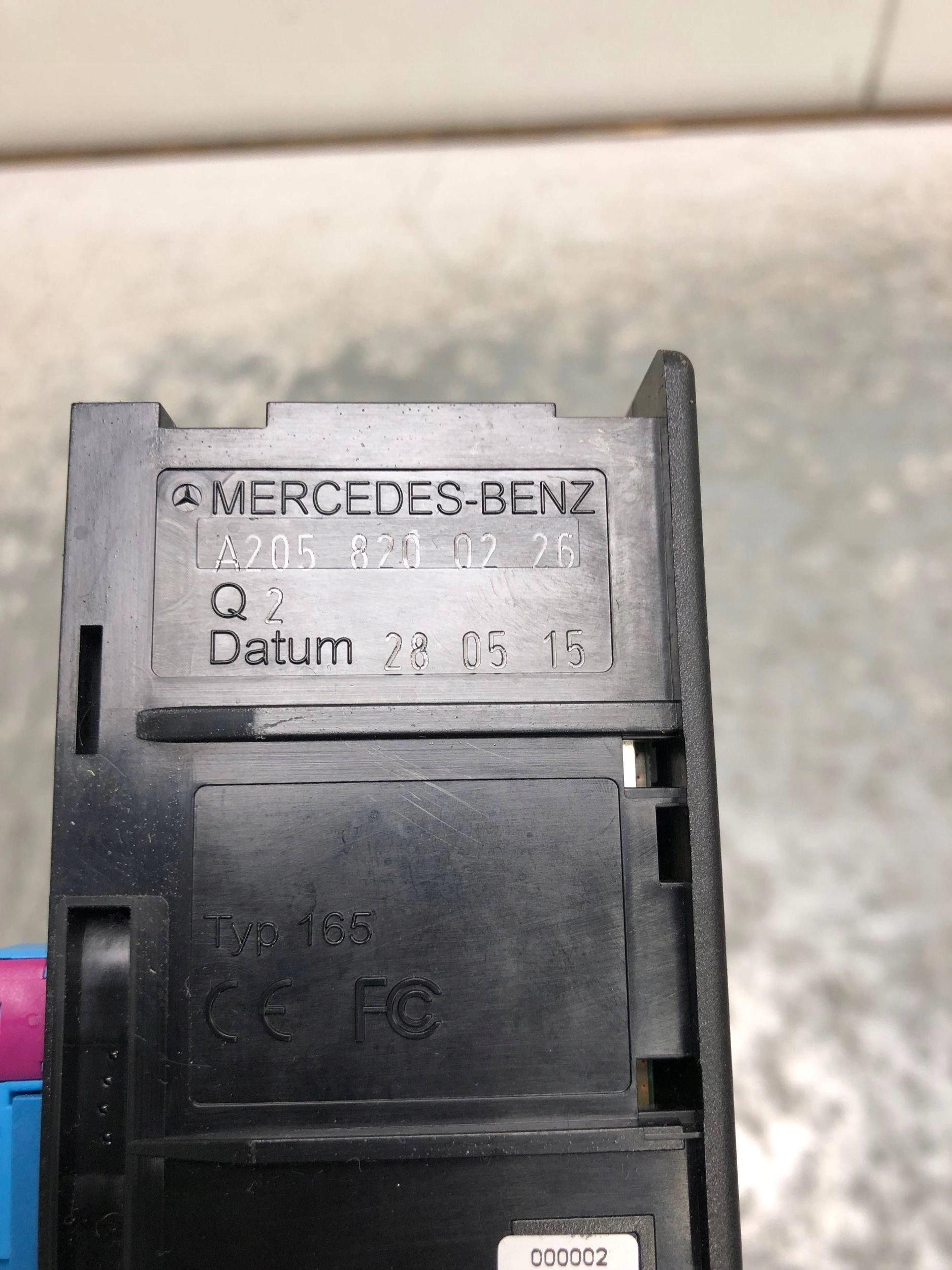 adapter, stecker stecker USB MERCEDES W205 A2058200226