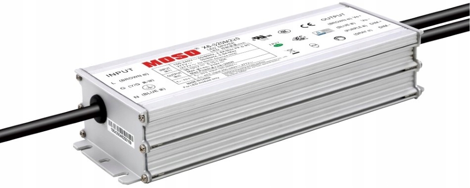 Zewenętrzny Zasilacz Stałoprądowy Programowalny Dimming Led IP67 320W Moso