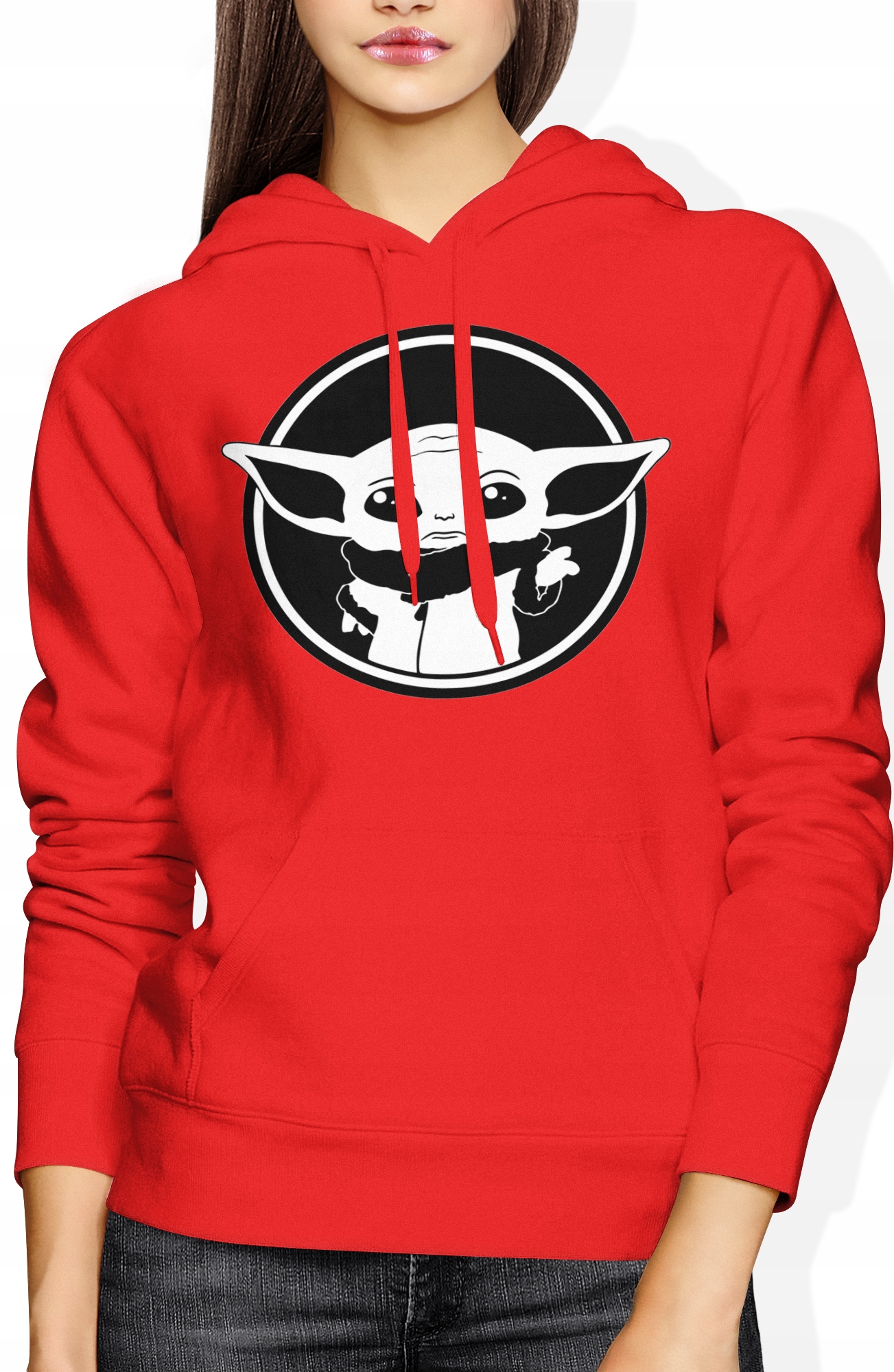 

Damska Bluza Z Kapturem Baby Yoda Star Wars Rozm M