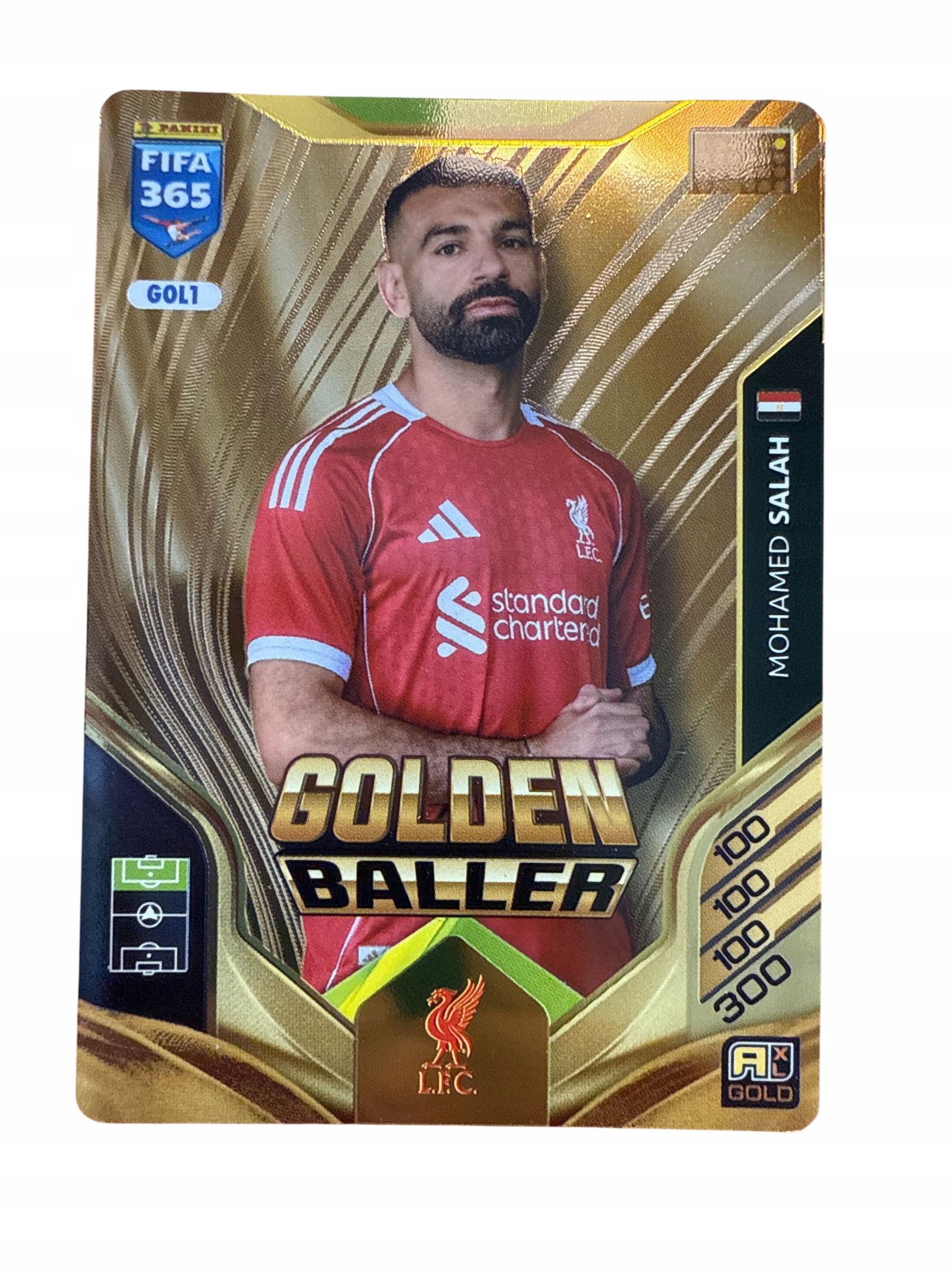 Fifa 365 2026 Adrenalyn XL Panini Gold GOL1 Salah
