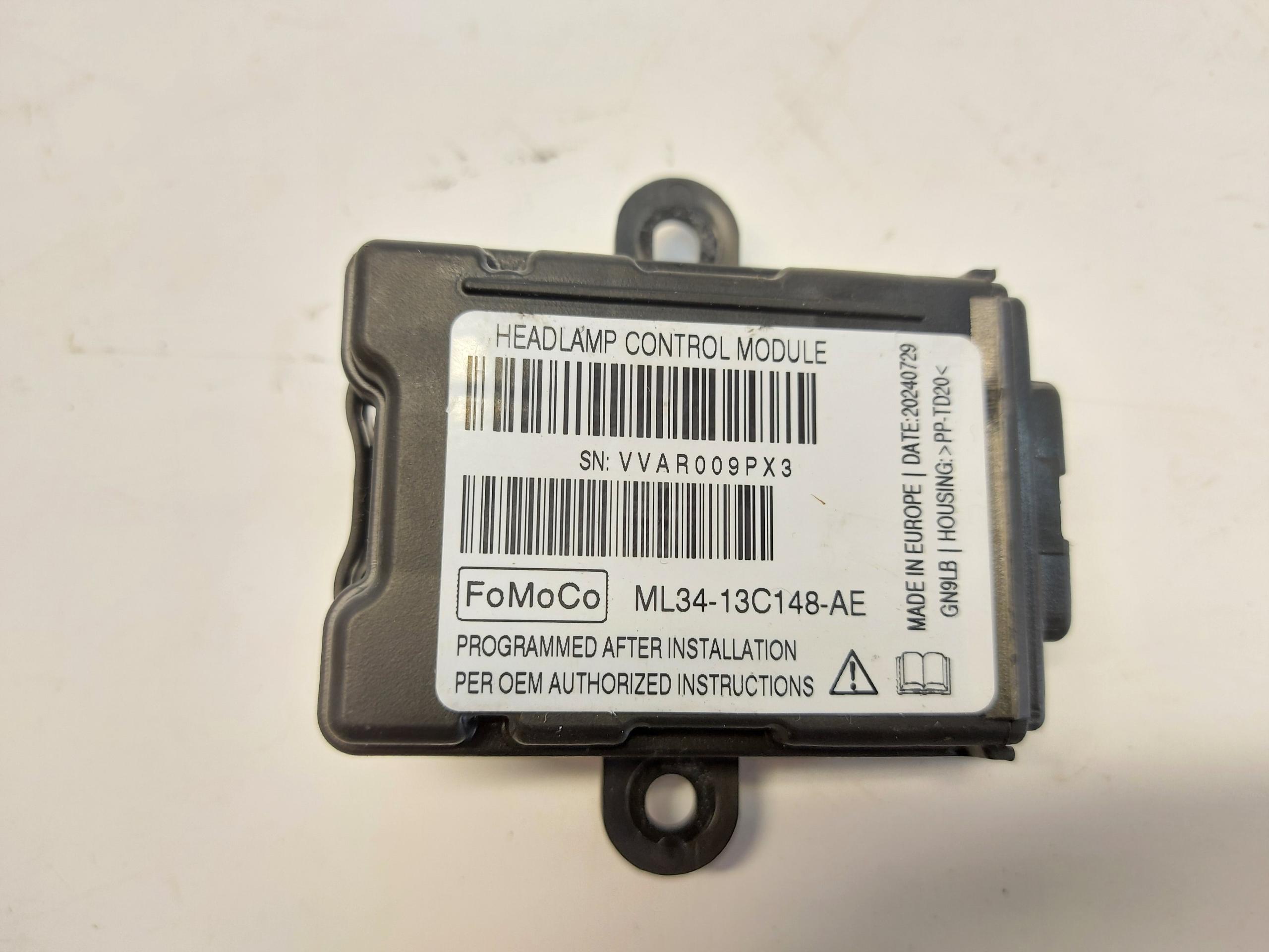 Ford Ranger X 6 VI 2024r modul Bedienteil lichte ML34-13C148-AE