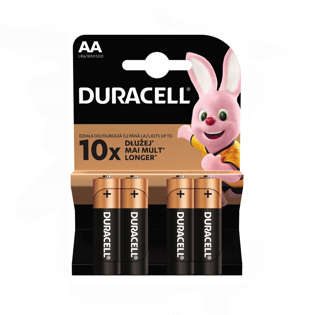BATERIA DURACELL AA LR6 MN1500 4SZT OPAKOWANIE
