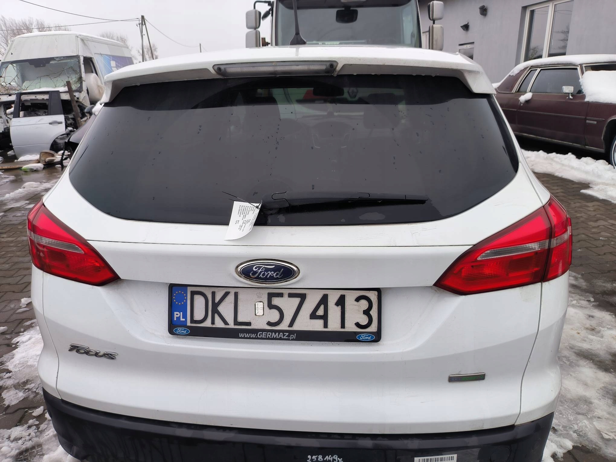 trunk door boot 7VTA FORD FOCUS MK3 KOMBI LIFT