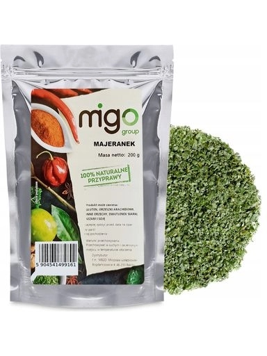 Levně 8 x MIGOgroup Majoránka sušená, listy 200 g