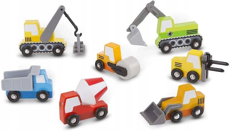 

Pojazdy na Budowie drewniane Melissa and Doug 3+