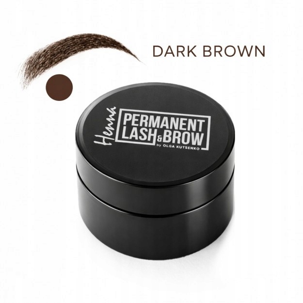 Henna Permanent Lash&Brow 2,5 g tmavě hnědá
