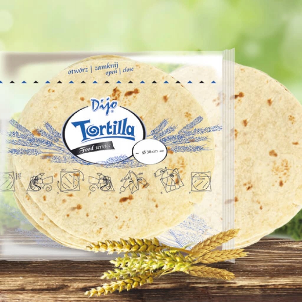Levně Dijo Tortilla 30 cm 108 ks x80 g 8,64 kg