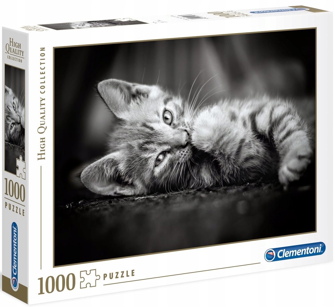 

Puzzle 1000 el. Kitty Kotek Kot Czarno Biały