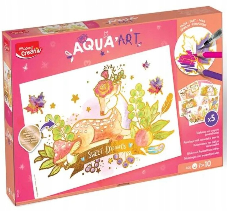 

Maped Creativ Aqua obrazy akwarelowe motyw leśny