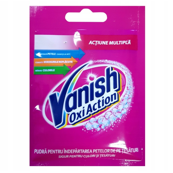 

Vanish Oxi action Proszek Odplamiacz Kolor 30g