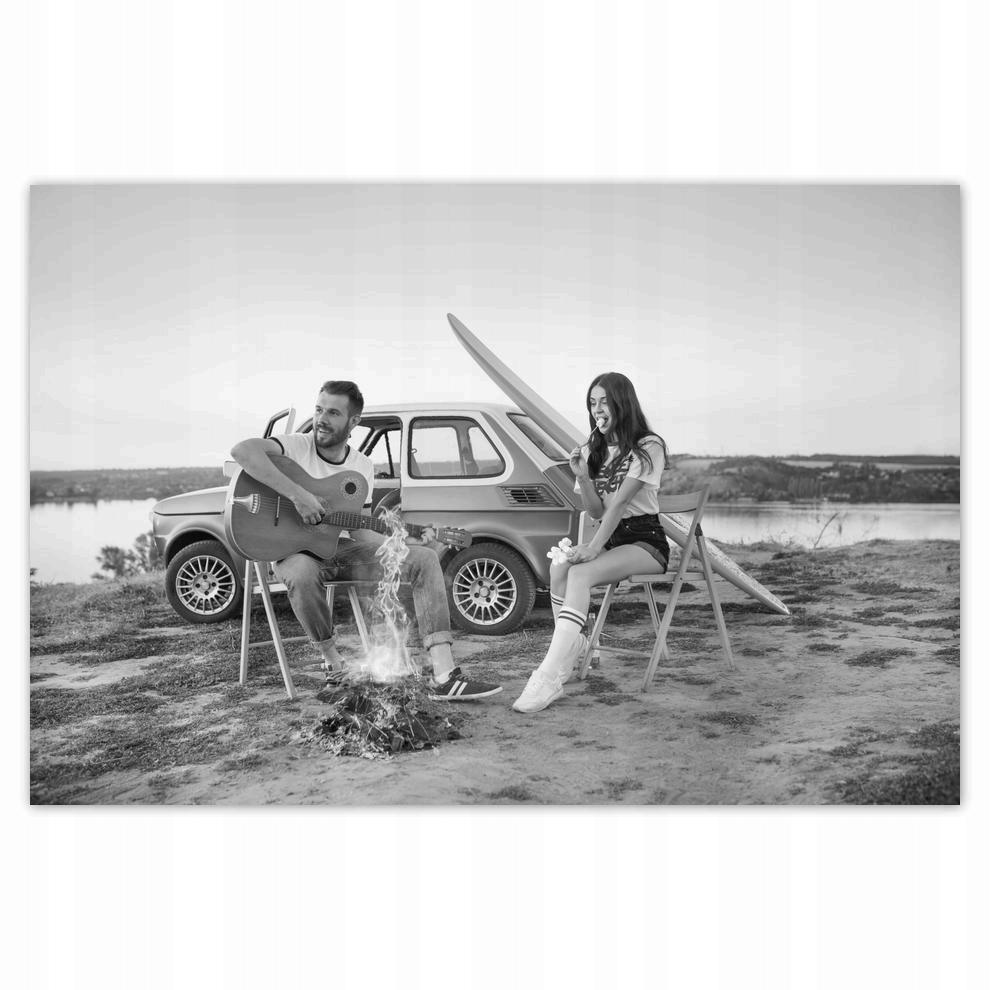 

Plakat 93x62 Zabawa przy maluchu Fiat