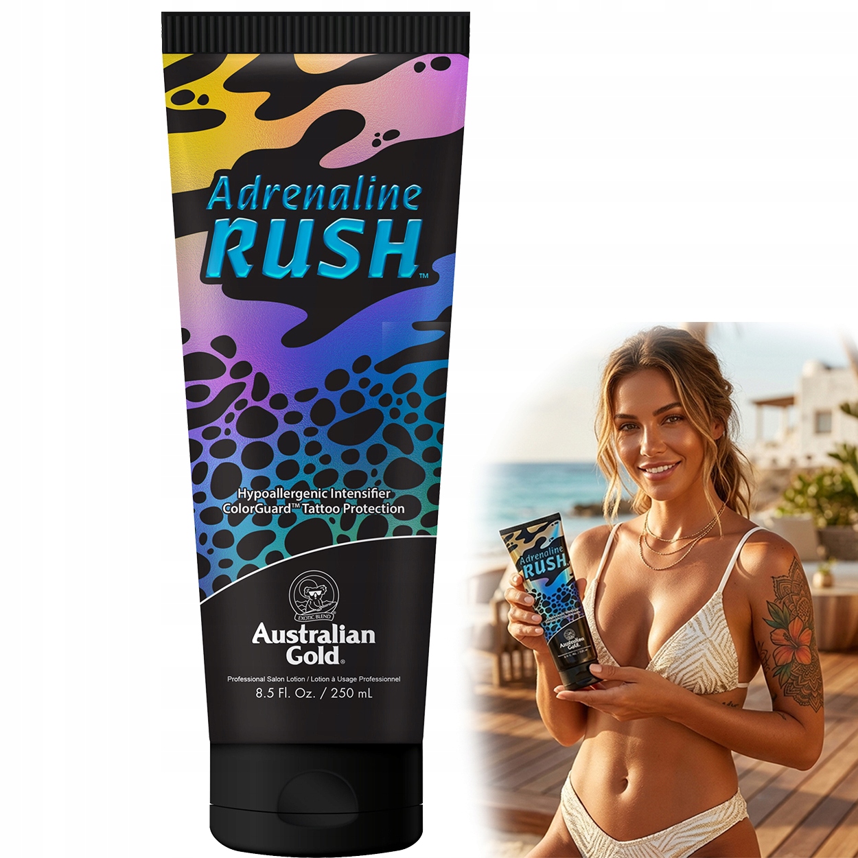 Urychlovač opalování Australian Gold Adrenaline Rush Hypoallergenic
