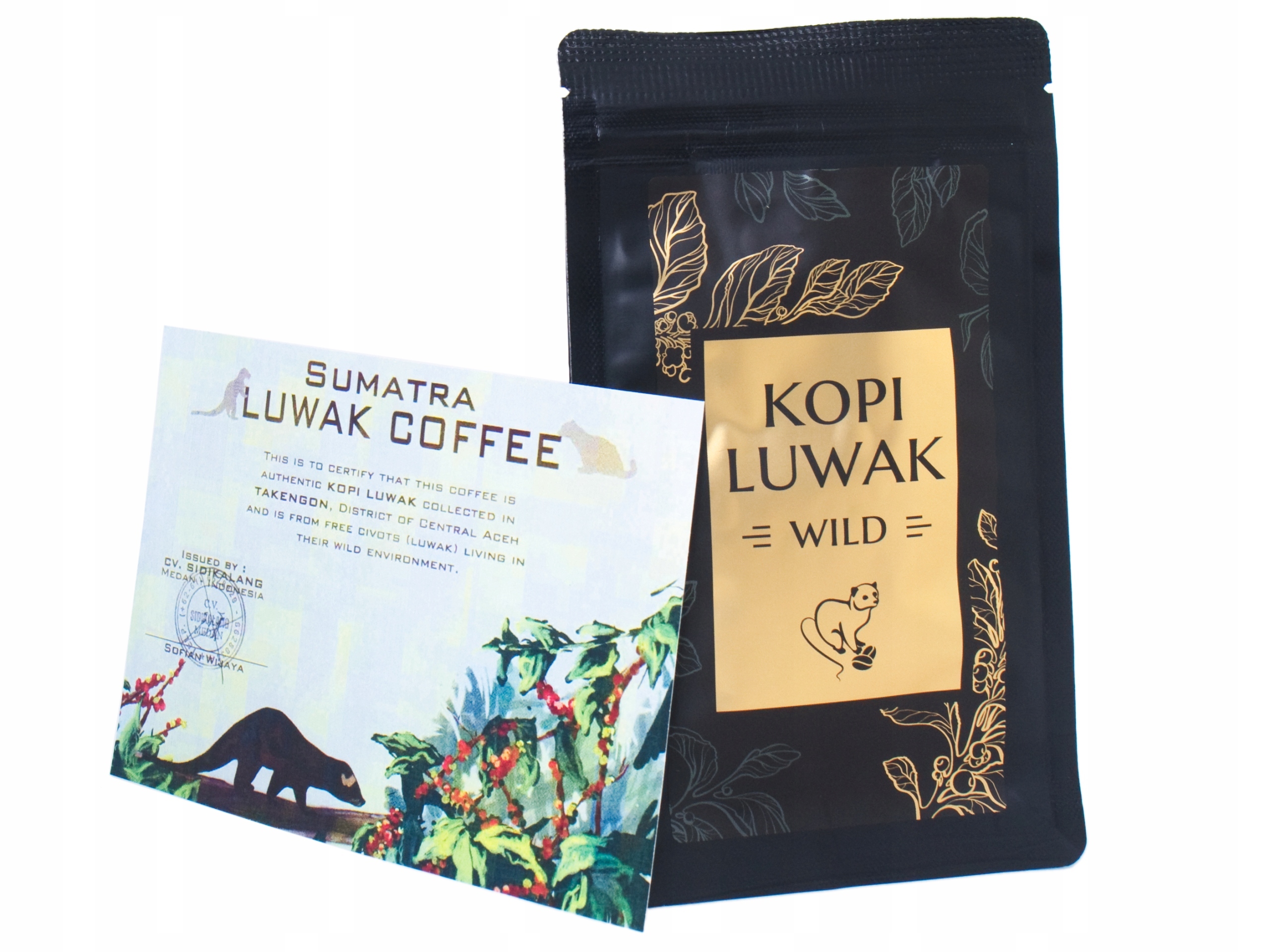 Levně káva Kopi Luwak 50 g divoká Sumatra dárek