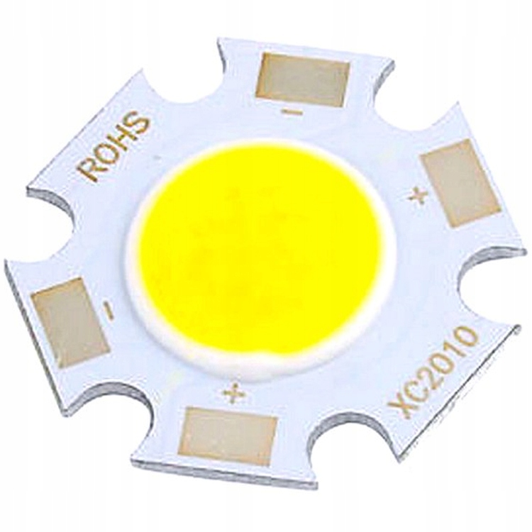 

Moduł Cob 7W Dioda Led 21V 300mA Biała 690lm 20mm