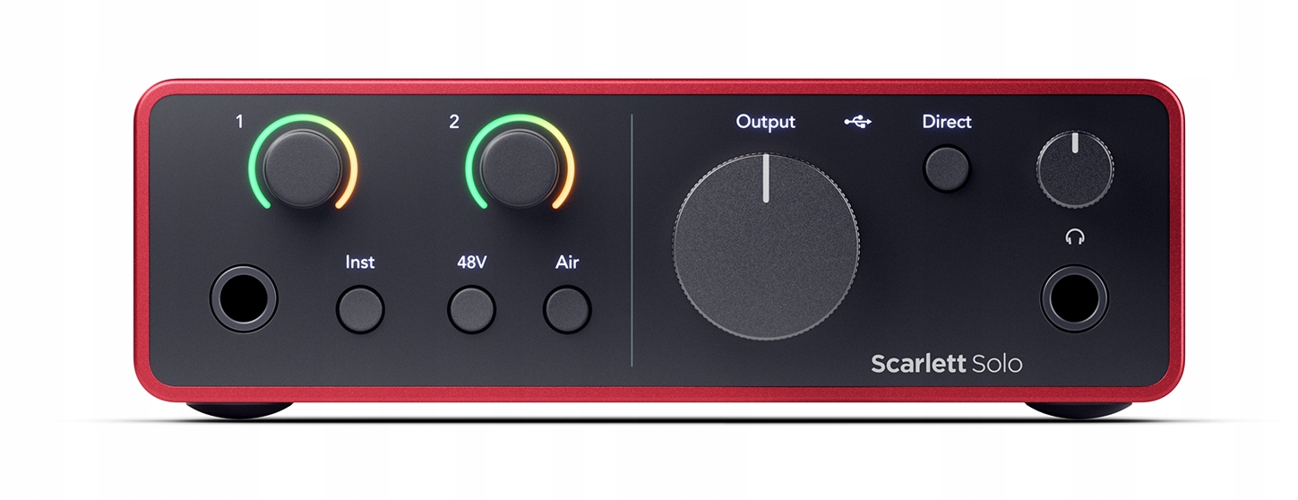 FOCUSRITE SCARLETT SOLO 4RD 4GEN + OPROGRAMOWANIE Model Scarlett Solo 4th Gen