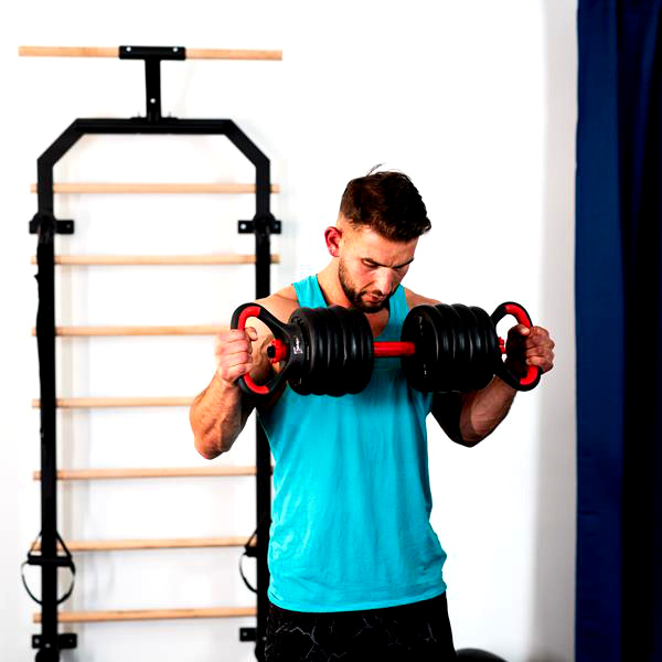 Zestaw Hantle Sztanga Kettlebell Uchwyty Do Pompek Zestaw tak