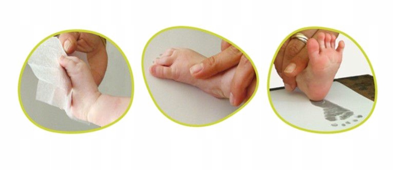 RAMKA NIEBRUDZĄCY ODCISK RĄCZKI STÓPKI DZIECKA Rodzaj ramka