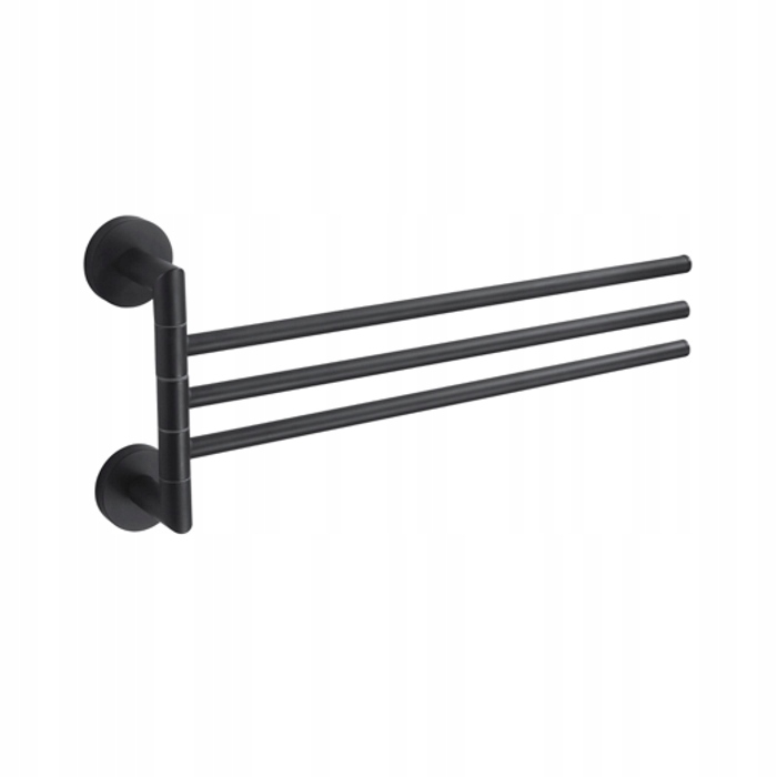 Stella Classic Věšák na ručník tříramenný černý 07.130-B