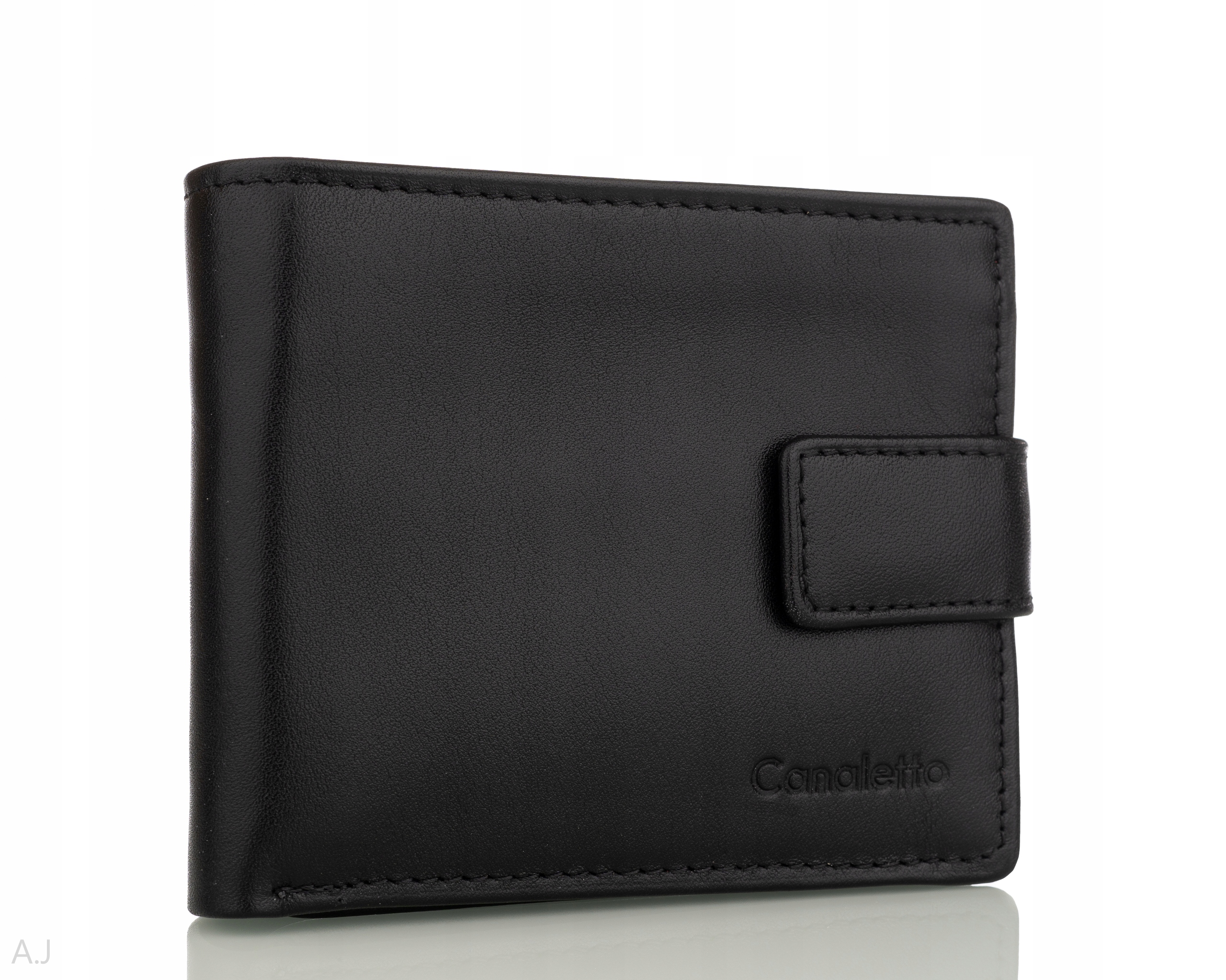 Pánská Kožená Peněženka Z Elegantní Kůže Rfid
