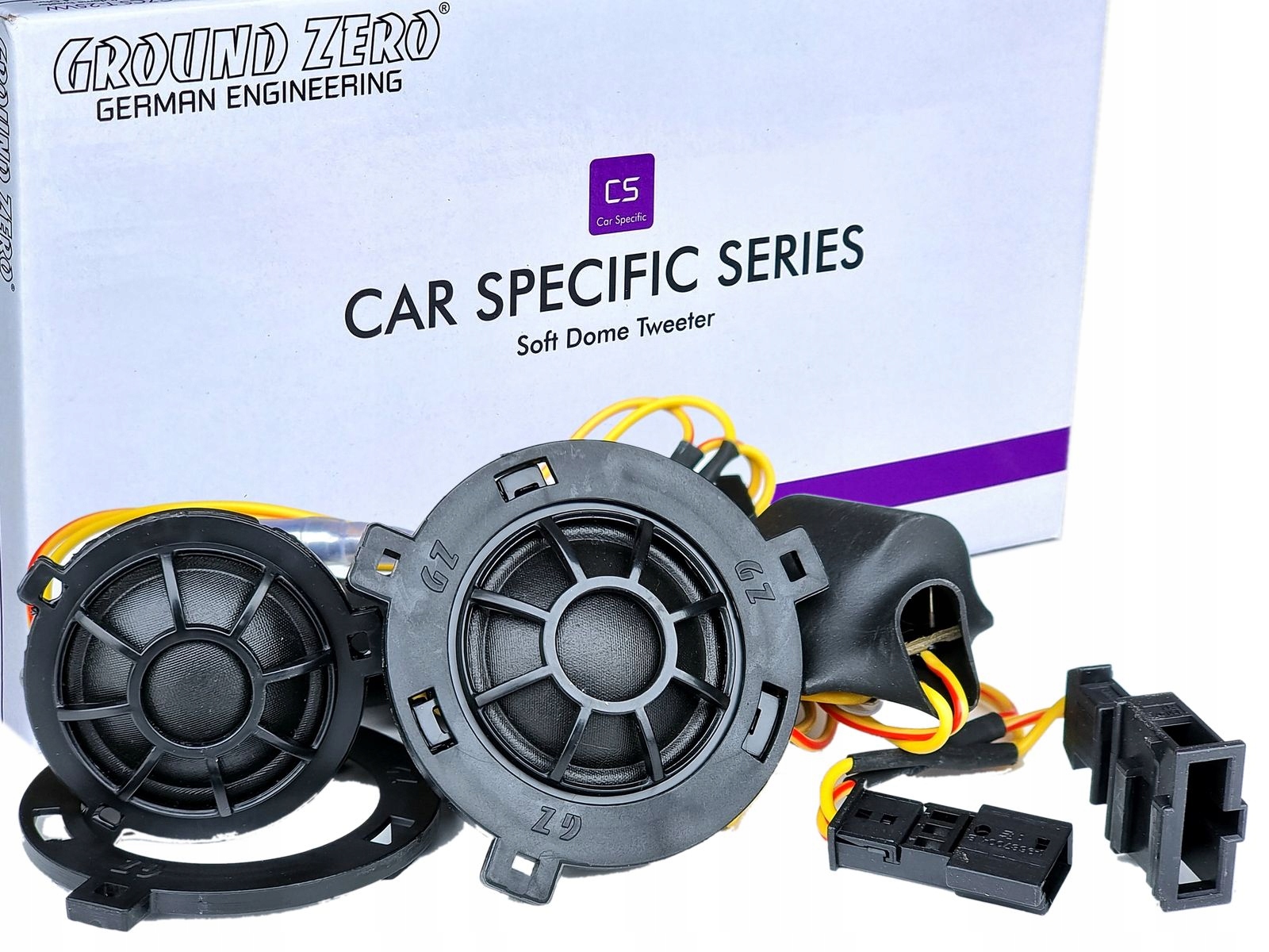 Ground Zero Gzcs T-25VW tweetery Volkswagen Golf 5