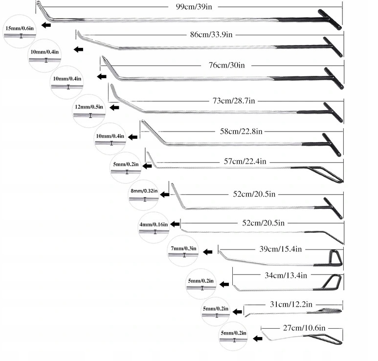 PDR комплект для удаления вмятин