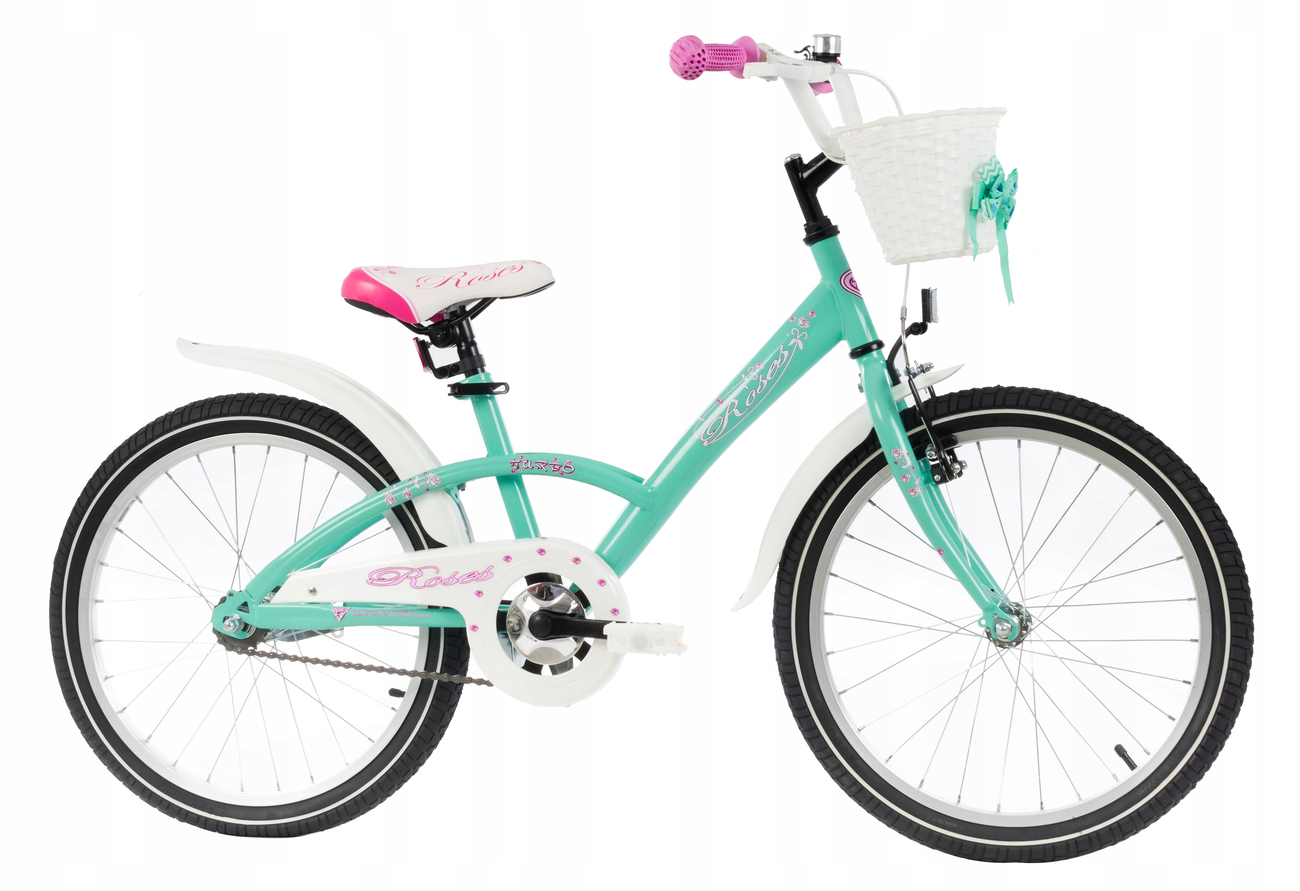 Polski ROWER 20" ROSES ROWEREK miętowy