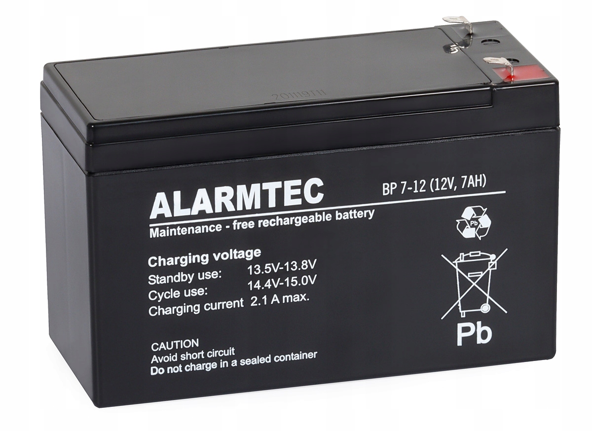 Akumulator Alarmtec Emu BP7-12 12V 7Ah