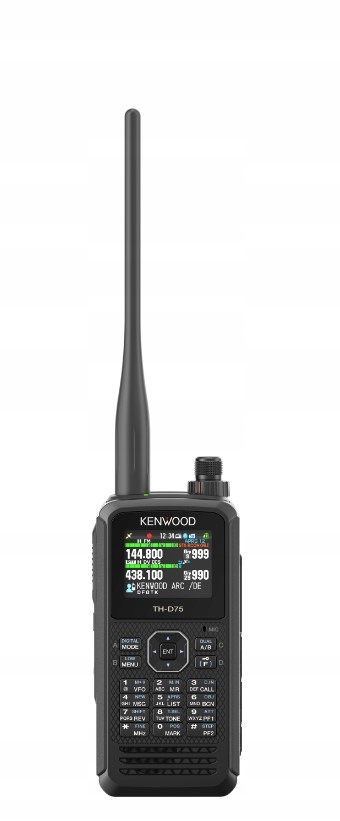 Kenwood TH-D75E radiotelefon ręczny Vhf/uhf, D-star, Gps, IP54/55, Usb-c