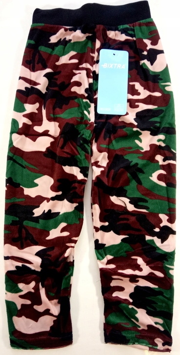 

Welurowe dziecięce legginsy Getry 134-140