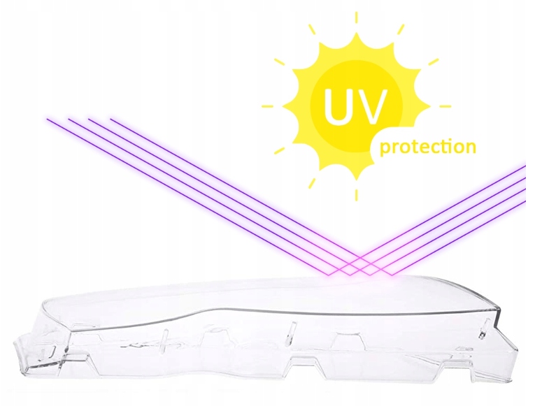 Lewy Klosz Szkło Reflektora Lampy Maserati Quattroporte VI M156 Lift 2016+ Strona zabudowy lewa