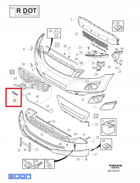 Fregio Griglia Anteriore Volvo 740 | Gommauto Di Roda - Foto 5