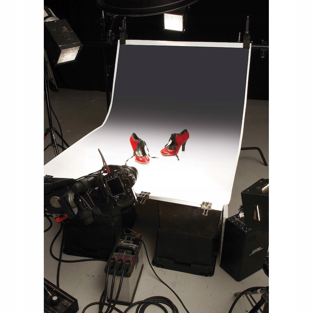 Stínované pozadí Colorama bílo-černé 110x170 cm