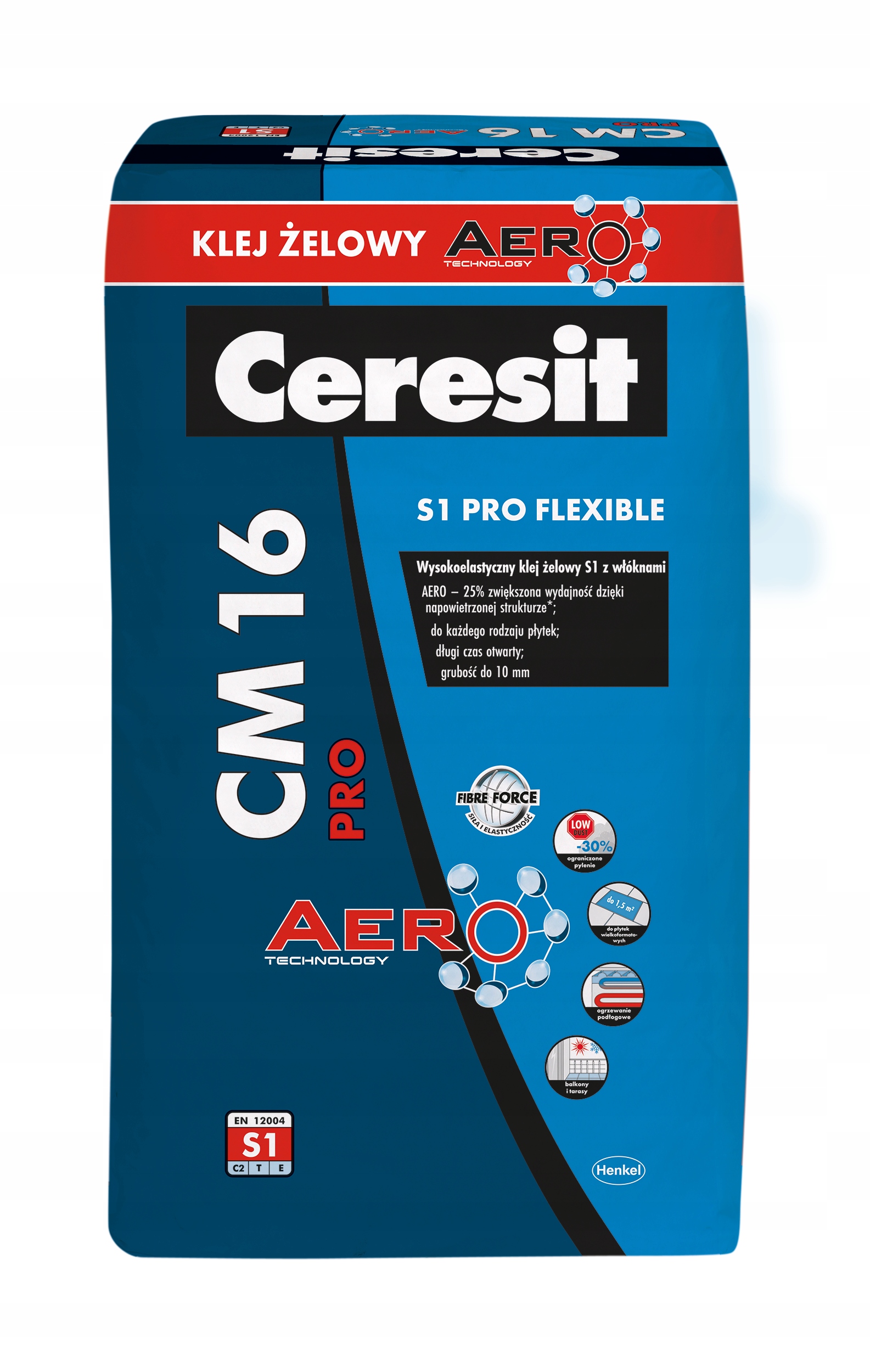 CM16 Pro Vysoce elastické lepidlo na dlaždice 25 kg