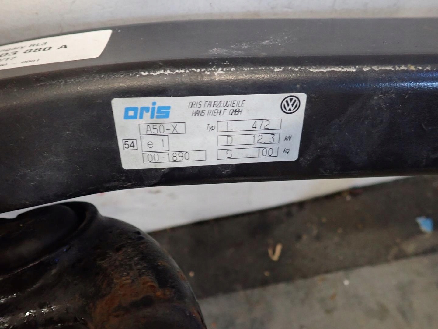 towing VW SHARAN SEAT ALHAMBRA 2010- 7N0803880A