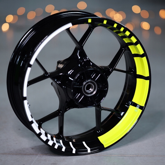 Loading Wheel 2 Fluo Samolepky pásky na kola a ráfky pro Suzuki