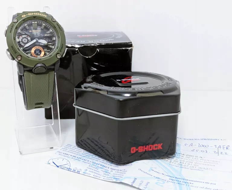 CASIO カシオ　Gショック　GA-2000 G-SHOCK GA-2000-1A2ER Casio - Zegarek.net